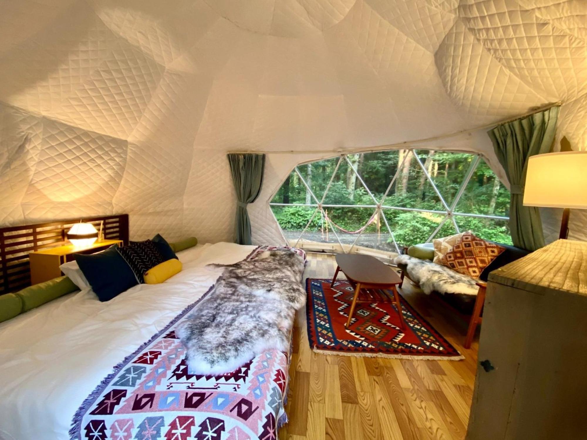 Glamping Villa Hanz Kawaguchiko Fujikawaguchiko Bagian luar foto
