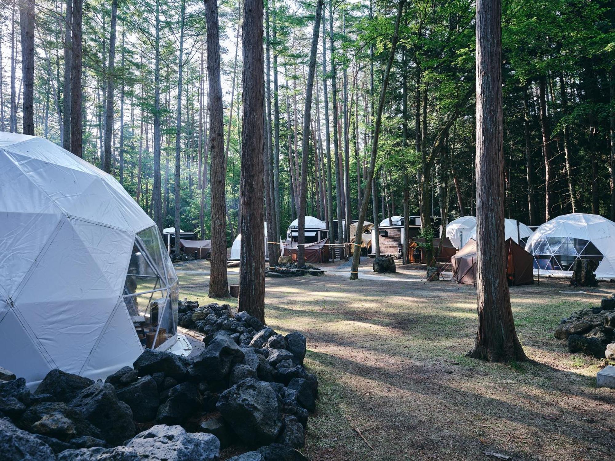 Glamping Villa Hanz Kawaguchiko Fujikawaguchiko Bagian luar foto
