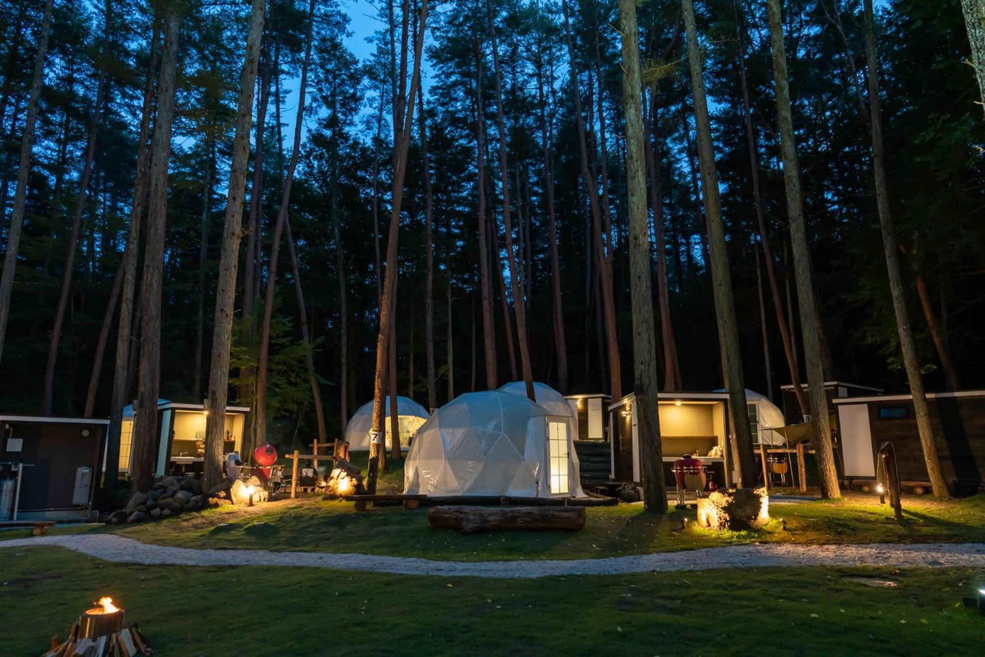 Glamping Villa Hanz Kawaguchiko Fujikawaguchiko Bagian luar foto