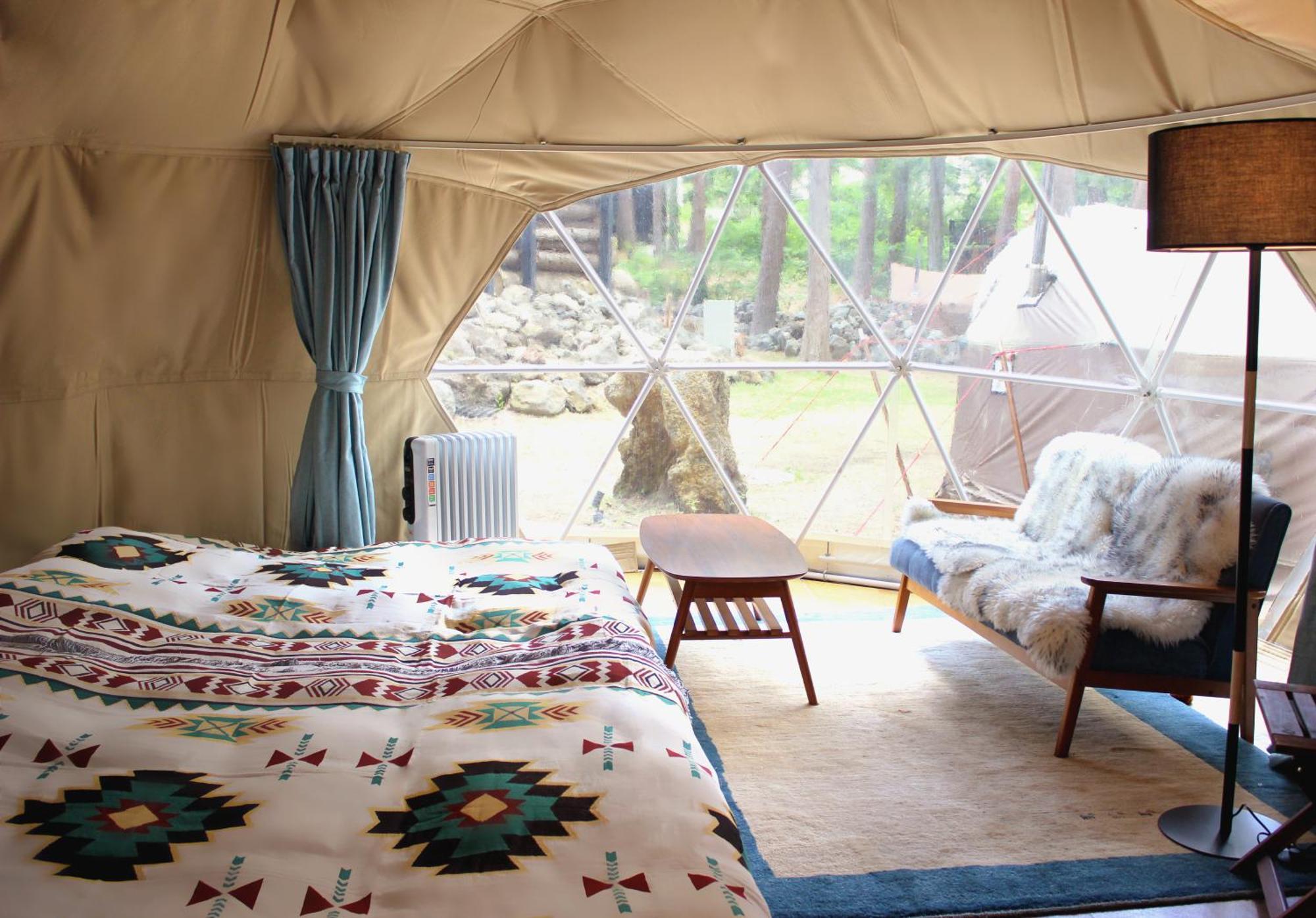 Glamping Villa Hanz Kawaguchiko Fujikawaguchiko Bagian luar foto