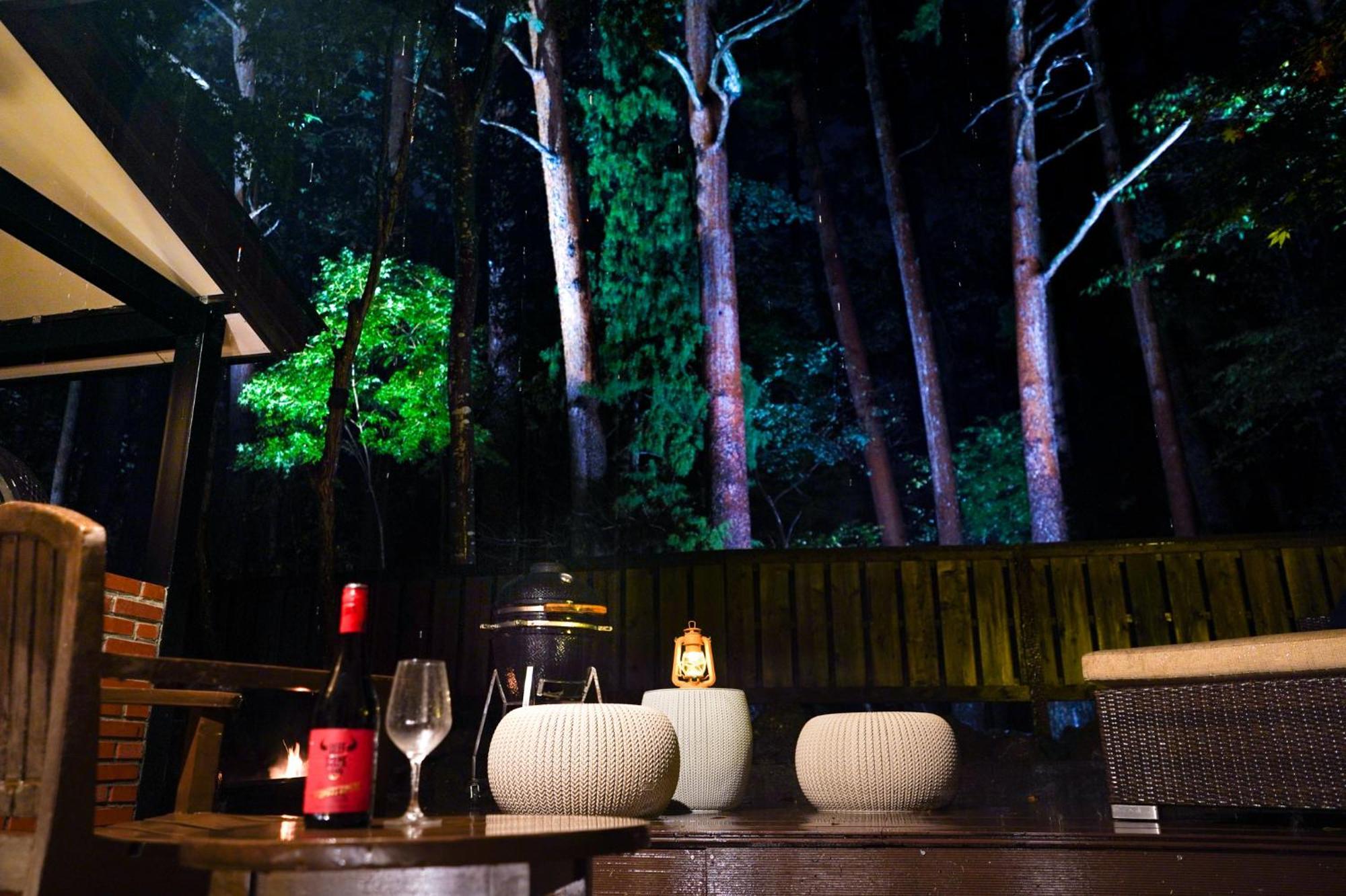 Glamping Villa Hanz Kawaguchiko Fujikawaguchiko Bagian luar foto